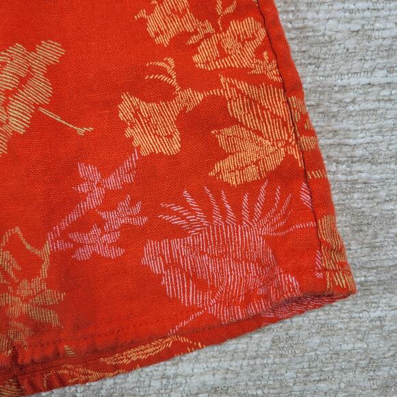 Universal Thread Dress Womens Medium Orange Smocked Top Adjustable Straps Summer - Picture 16 of 16